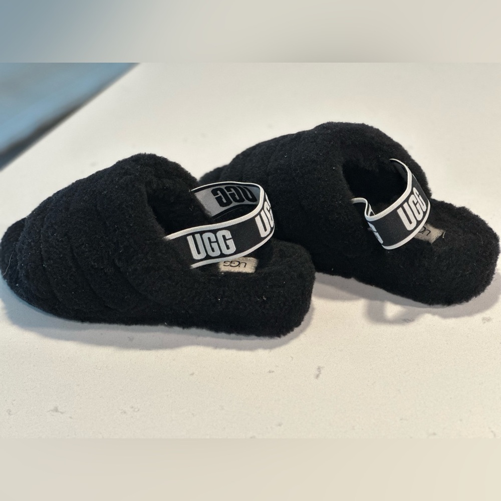 UGG!!! Fur shoes for women with open toes!!!